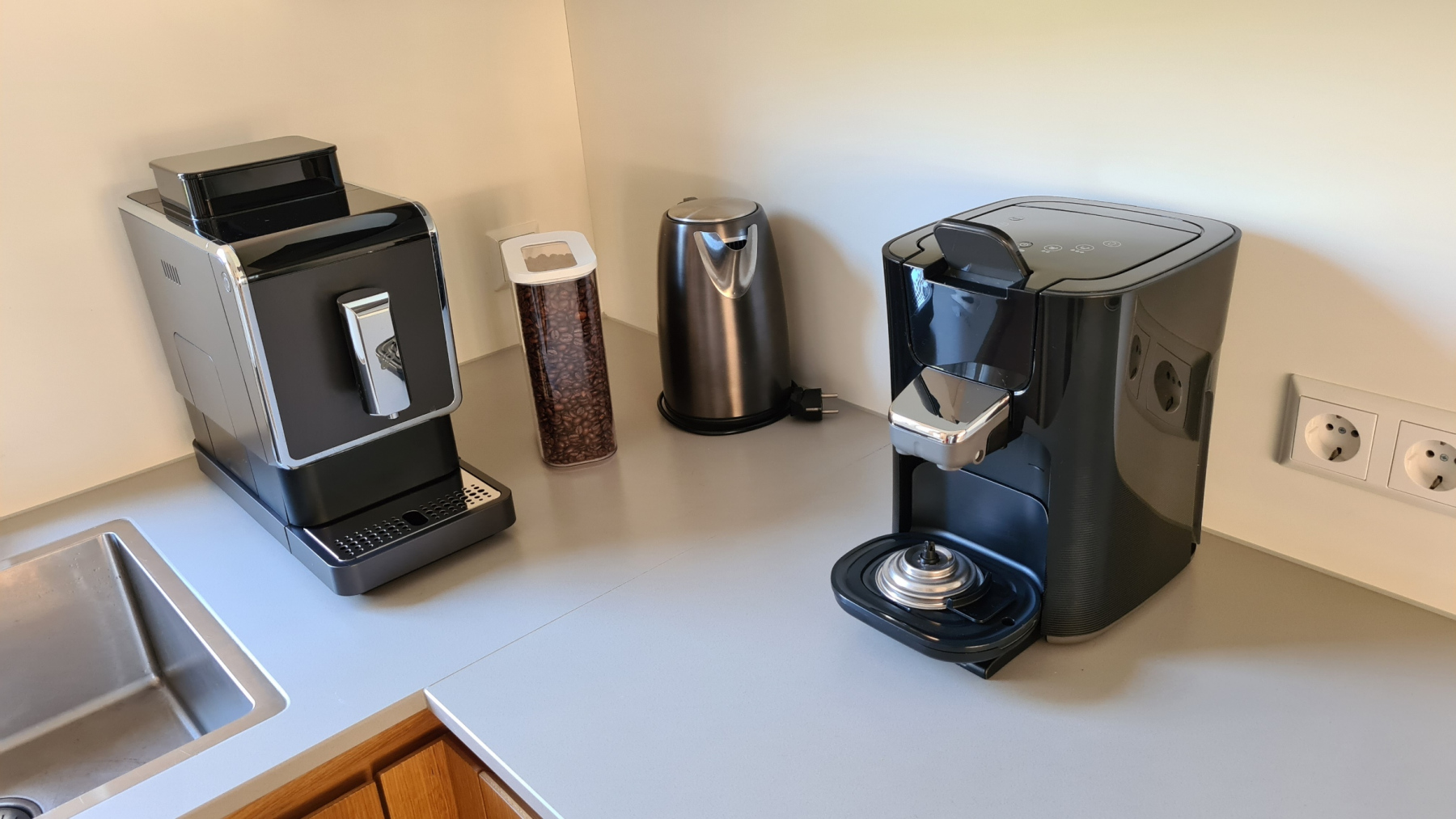 Kaffeeautomat ohne Milchfunktion und die Senseo