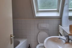 Das Bad im Obergeschoss